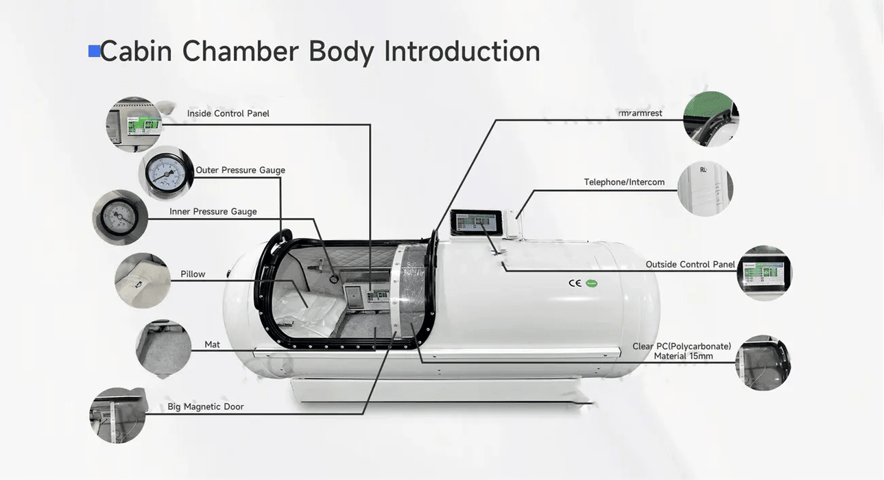 TimeCapsule C750+ Aluminum Alloy Hyperbaric Chamber Premier Edition Limited - Elite Recovery Wellness
