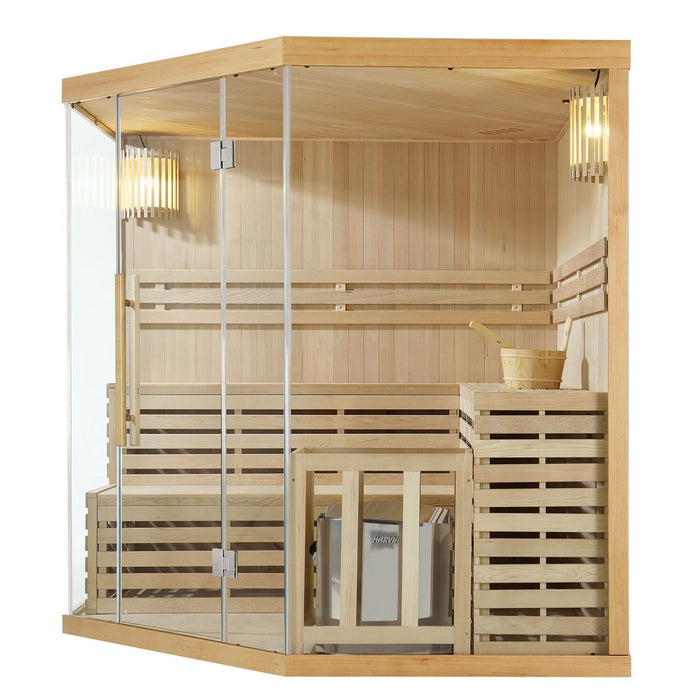 SAUNA EVOLUTION® 5-6 People Traditional Steam Sauna Room Luxury 1