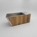 Wood/Stainless Steel Plunge Pool With Integrated Chiller/Heater - Elite Recovery Wellness