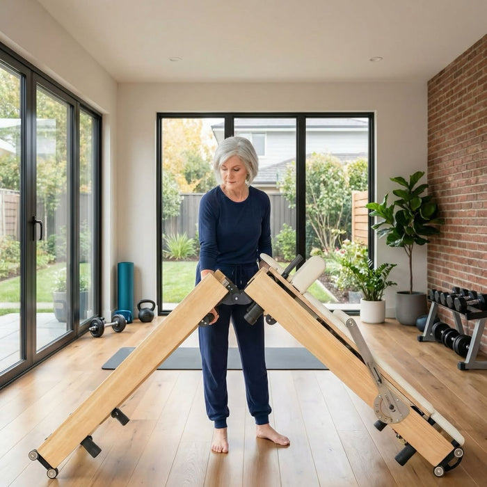 Zous Pro - Foldable Pilates Reformer - RE017 JCP - Elite Recovery Wellness